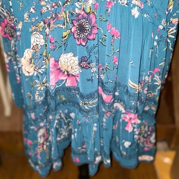 Free people NWT cherry blossom mini dress Large - Picture 5 of 10